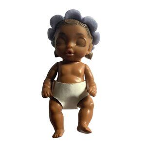 Zapf Creation‎ Baby Born Girl Doll Purple Flower Glitter Wings 4"